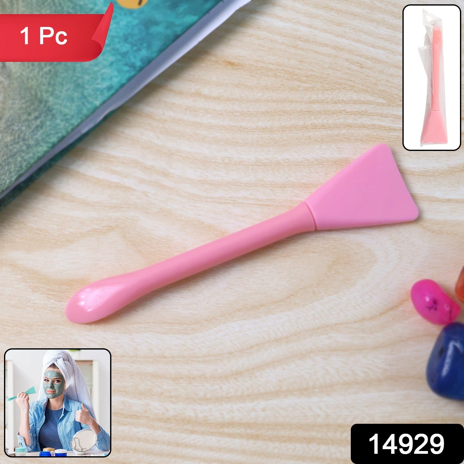 Facial Mask Applicator Spatula – Soft Silicone Tool for Even Application