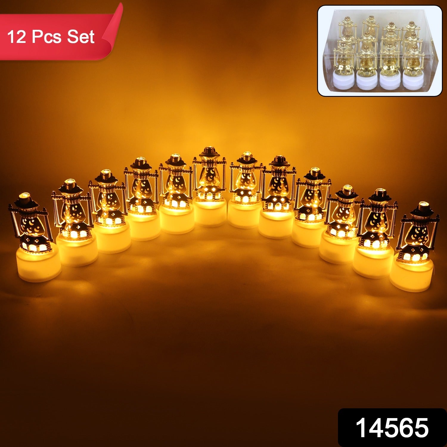Lantern Style Flameless LED Candles – Safe Vintage Ambience