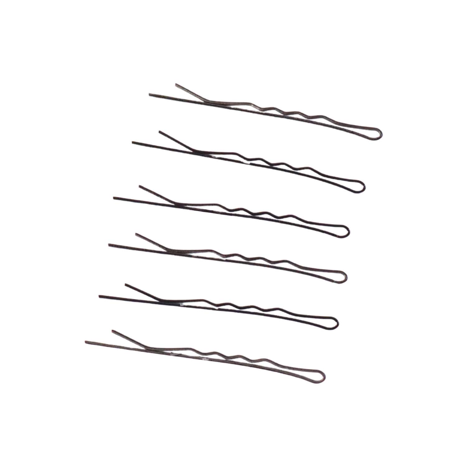 Big Black Hair Bobby Pins – Strong Non-Slip Grip Set of 24