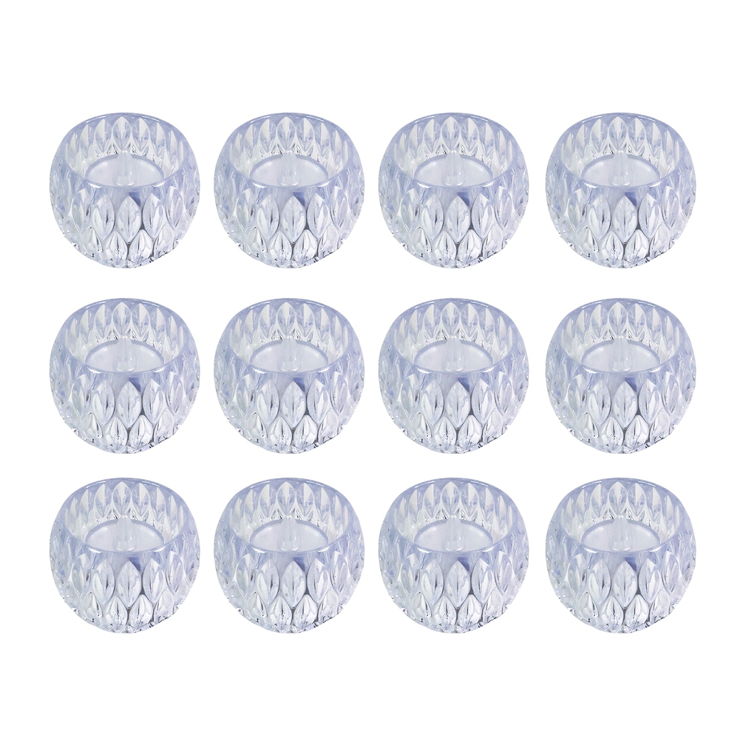 Crystal Style LED Decorative Lamps β Set of 12 Flameless Candles