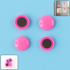 Round Fridge Magnets – Strong Grip, Scratch-Safe Buttons